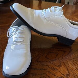 Bruno Marc Men's White Dress Shoes